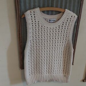 DKNY Sleeveless Knit Sweater